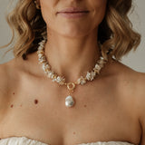 Reese Petal Keshi Pearl Necklace