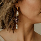 Holly Stone X Pearl Hoops