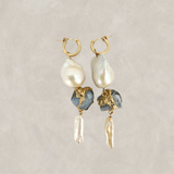 Holly Stone X Pearl Hoops