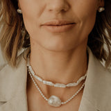 Polly Rice Pearl Necklace