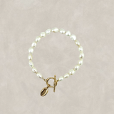 Lucinda Pearl Charm Bracelet