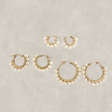Sailor Rice Pearl Hoop