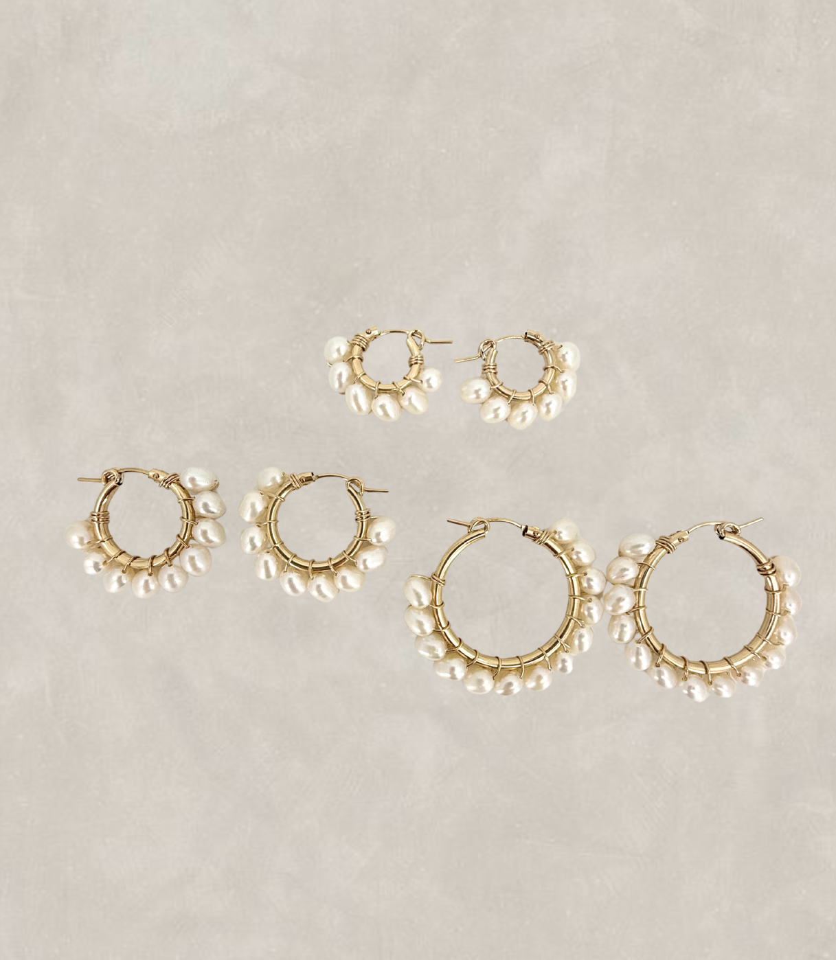 Sailor Rice Pearl Hoop