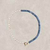 Avery Stone X Pearl Necklace