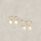 Jean Baroque Drop Hoop