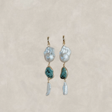 Holly Stone X Pearl Hoops