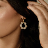 Fleur Double Ring Hoop