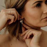 Jean Baroque Drop Hoop