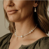 Gemma Rice Pearl Necklace