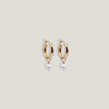 Nancy Keshi Pearl Hoops