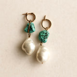 Kingston Stone Pearl Hoop