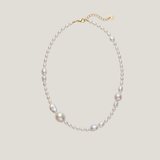 Gemma Rice Pearl Necklace