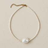 Polly Rice Pearl Necklace