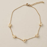 Blossom Flower Pearl Necklace