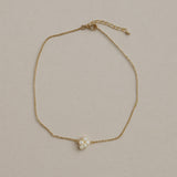 Marigold Flower Pearl Necklace