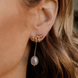 Theadora Bow Drop Earrings