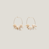 Melanie Keshi Petal Pearl Earrings