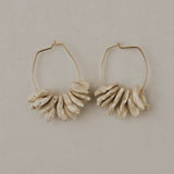 Melanie Keshi Petal Pearl Earrings