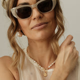 Kimberly Pearl Charm Necklace