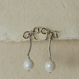 Theadora Bow Drop Earrings
