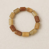 Justine Cylinder Stone Bracelet