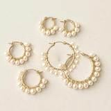 Sailor Rice Pearl Hoop