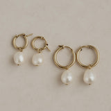 Jean Baroque Drop Hoop