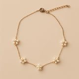 Blossom Flower Pearl Necklace