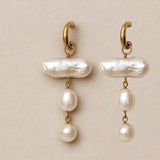 Maeve Pearl Hoops