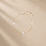 Blossom Flower Pearl Bracelet