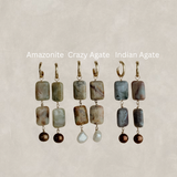 Francine Stone X Pearl Hoops