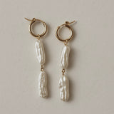 Rachel Biwa Drop Earring