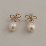 Sandy Bow Baroque Earrings