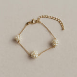 Blossom Flower Pearl Bracelet
