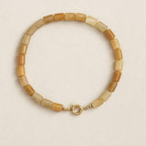 Jasmine Cylinder Stone Necklace