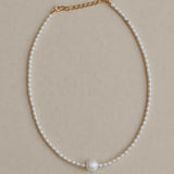 Tulip Rice Pearl Necklace