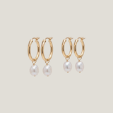 Jean Baroque Drop Hoop