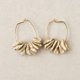 Melanie Keshi Petal Pearl Earrings