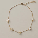 Blossom Flower Pearl Necklace