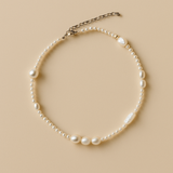 Gemma Rice Pearl Necklace