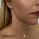 Marigold Flower Pearl Necklace