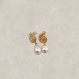 Nessie Snail Shell Studs