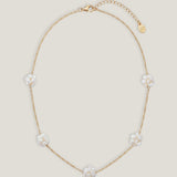 Blossom Flower Pearl Necklace