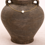 Marigold Flower Pearl Necklace