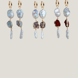 Holly Stone X Pearl Hoops