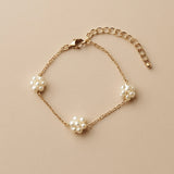 Blossom Flower Pearl Bracelet