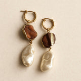 Kingston Stone Pearl Hoop