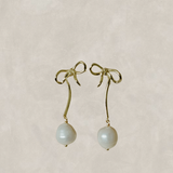 Theadora Bow Drop Earrings