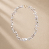 Yvonne Keshi Petal Pearl Necklace