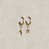 Coralie Charm Hoops